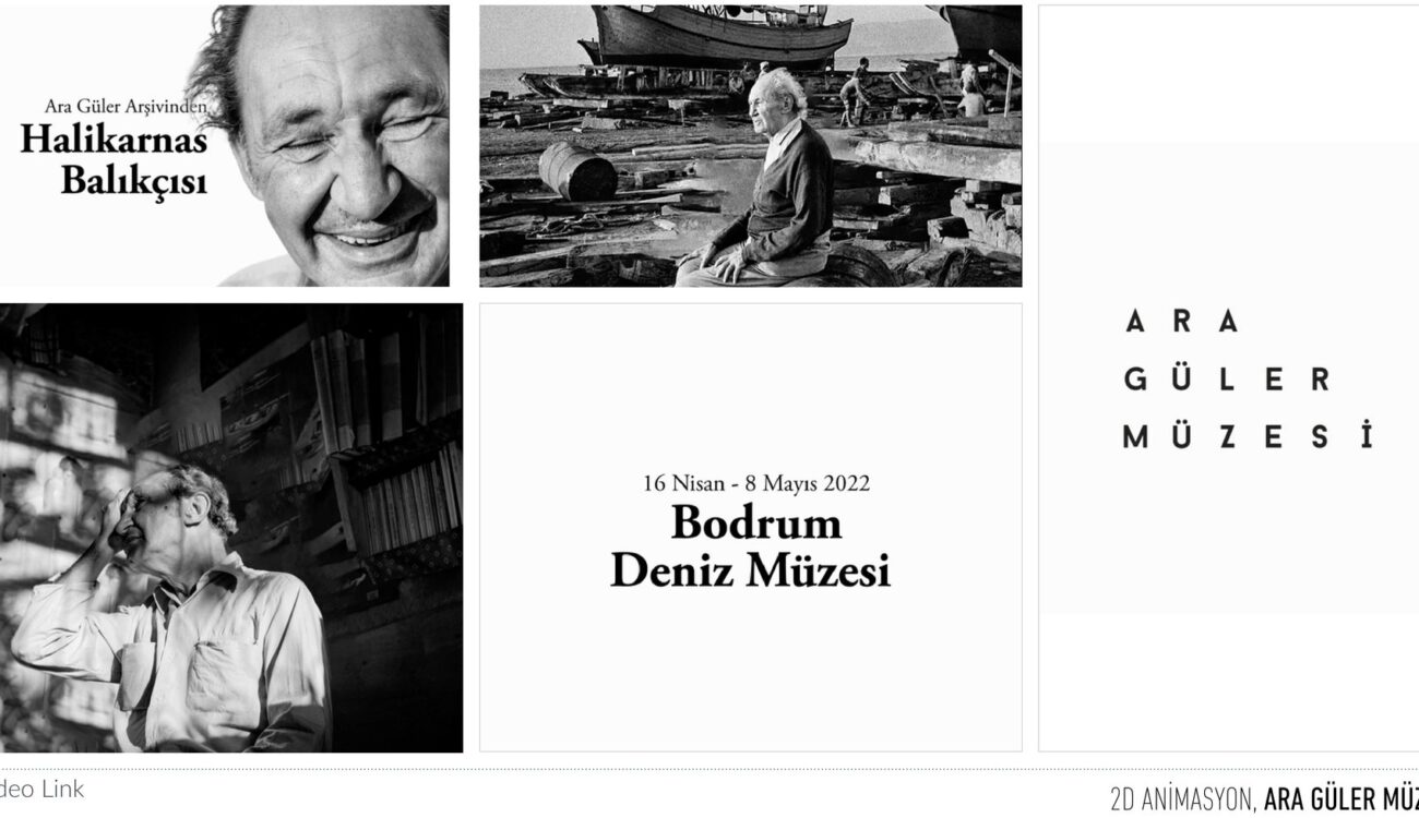 Ara Güler Müzesi projesi için 2D animasyon çalışmasını gösteren portfolyo görseli