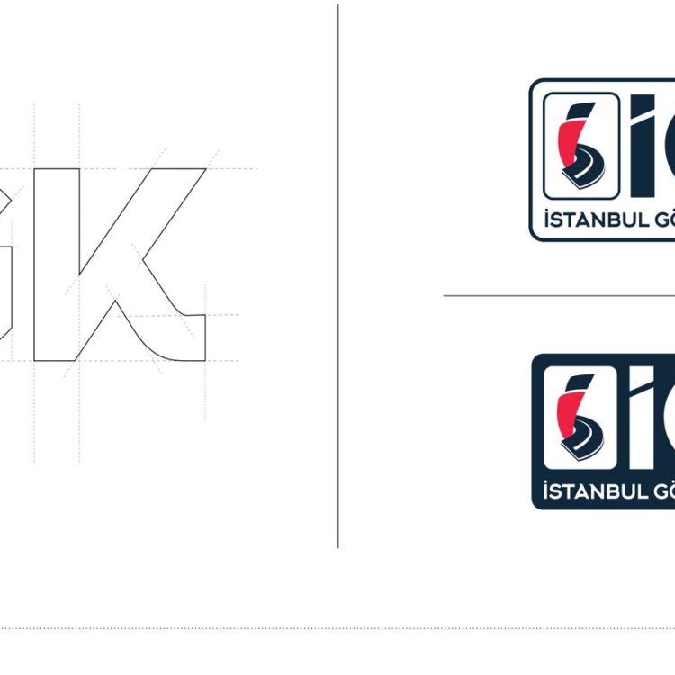 İGK projesi için logo ve kurumsal kimlik çalışmasını gösteren portfolyo görseli